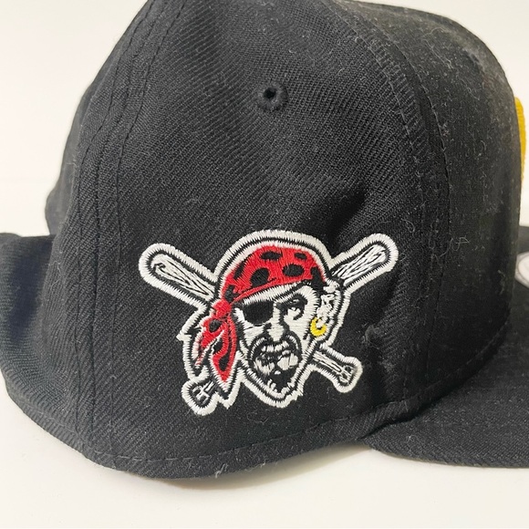 New Era 59Fifty Pittsburg Pirates Hat Size Medium/Large Baseball Cap - Picture 5 of 16